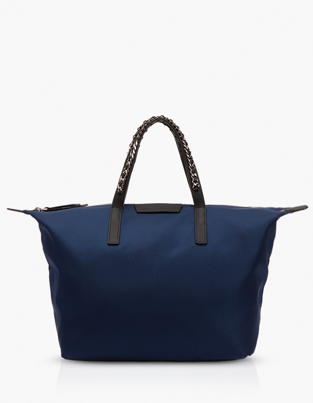 MIO(미오)chain tote bag large navy